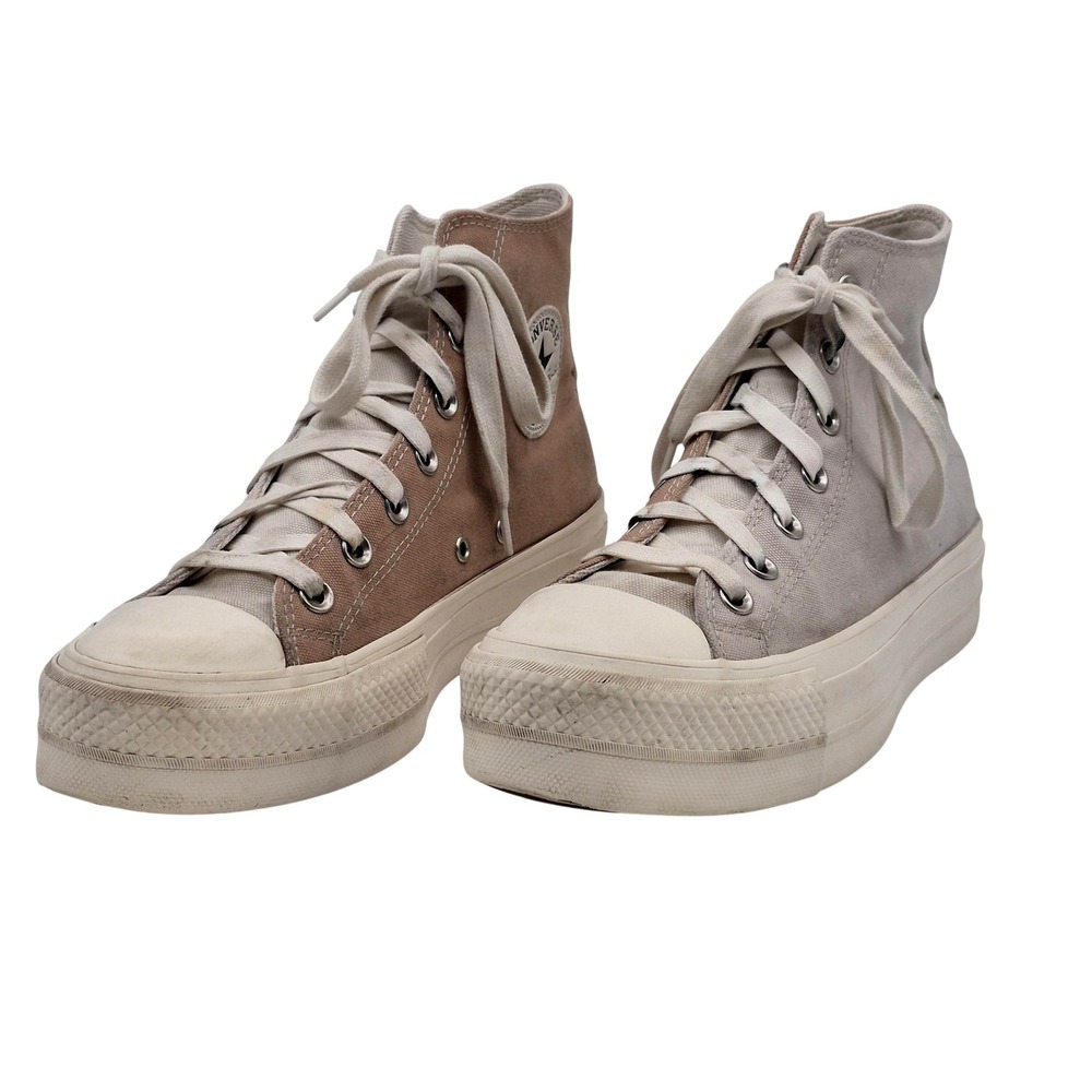 Converse Chuck Taylor All Star 2 Shoes Womens Size 8.5 Beige Gray A01581C